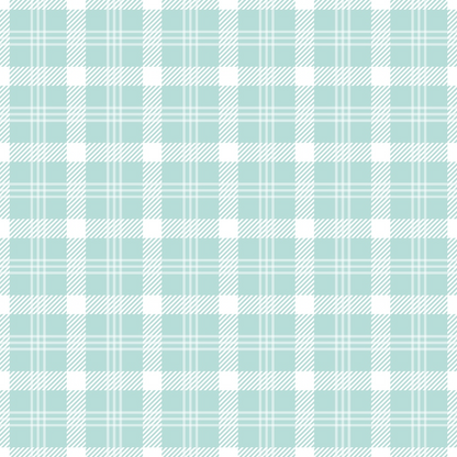 A light blue and white gingham pattern with evenly spaced squares arranged in a grid.