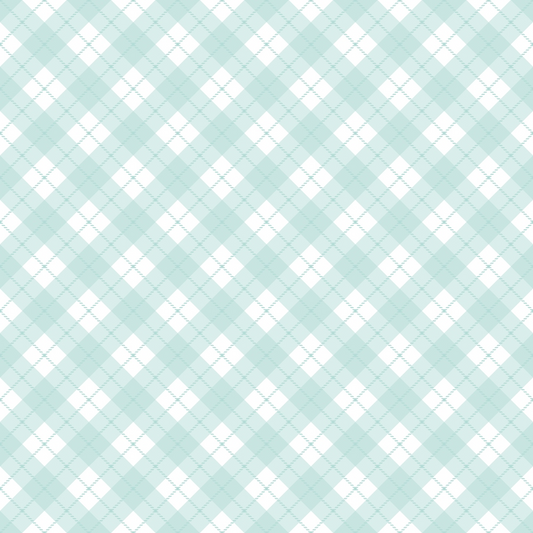 Light blue argyle pattern with white diamonds on a grid, forming a seamless repeating design.