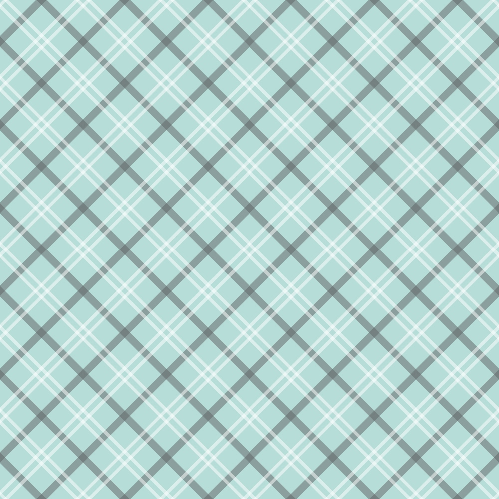 A light blue and gray plaid pattern with intersecting diagonal lines forming diamond shapes.