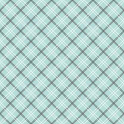 A light blue and gray plaid pattern with intersecting diagonal lines forming diamond shapes.