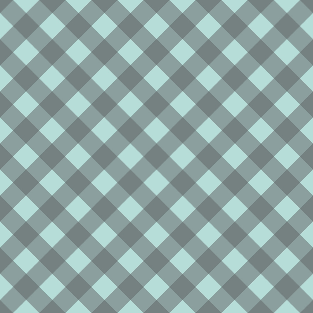 A repeating pattern of diagonal blue and gray squares creating a checkered design.