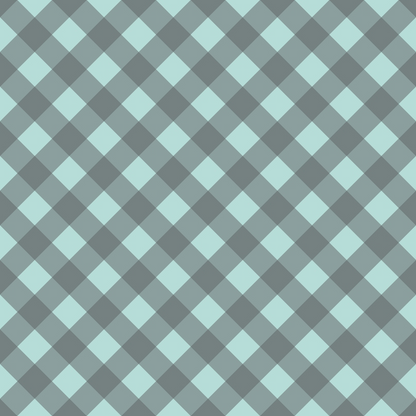 A repeating pattern of diagonal blue and gray squares creating a checkered design.