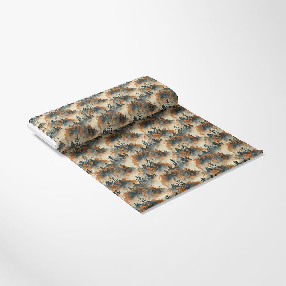 Misty Morning Mountains Pattern 12 Quilting Cotton Fabric