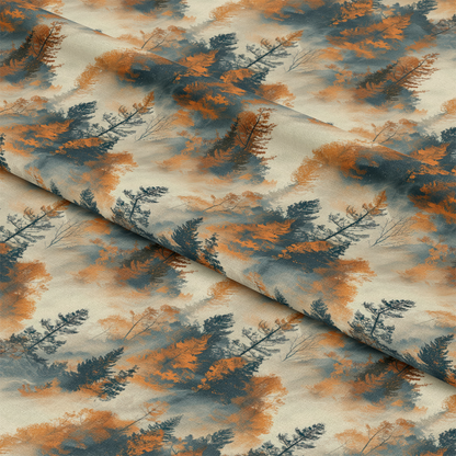 Misty Morning Mountains Pattern 12 Quilting Cotton Fabric