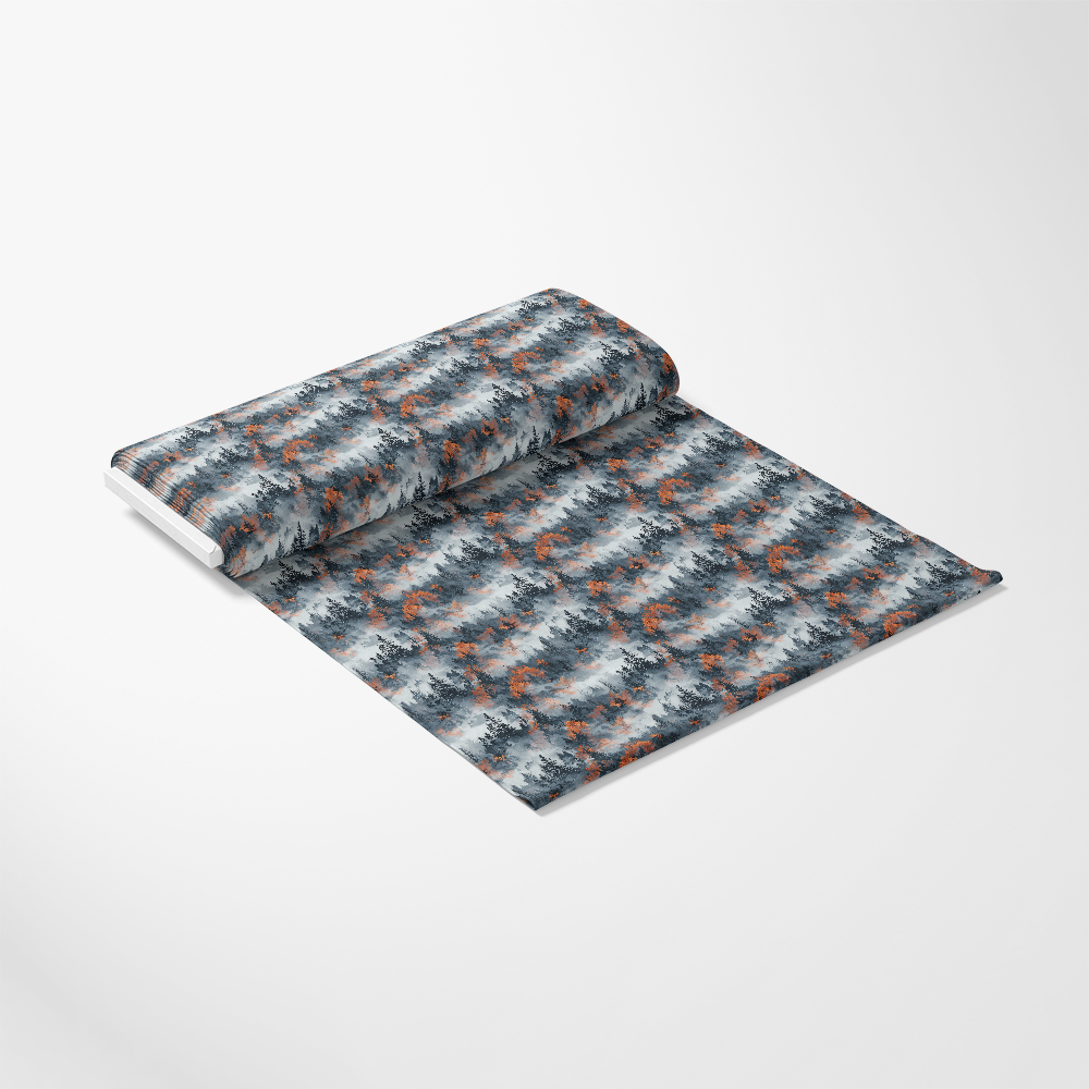 Misty Morning Mountains Pattern 3 Quilting Cotton Fabric