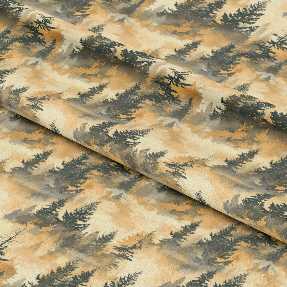Misty Morning Mountains Pattern 7 Quilting Cotton Fabric