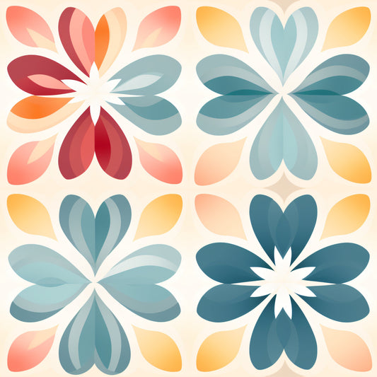 Mod Dreamscape Pattern 4 Quilting Cotton Fabric