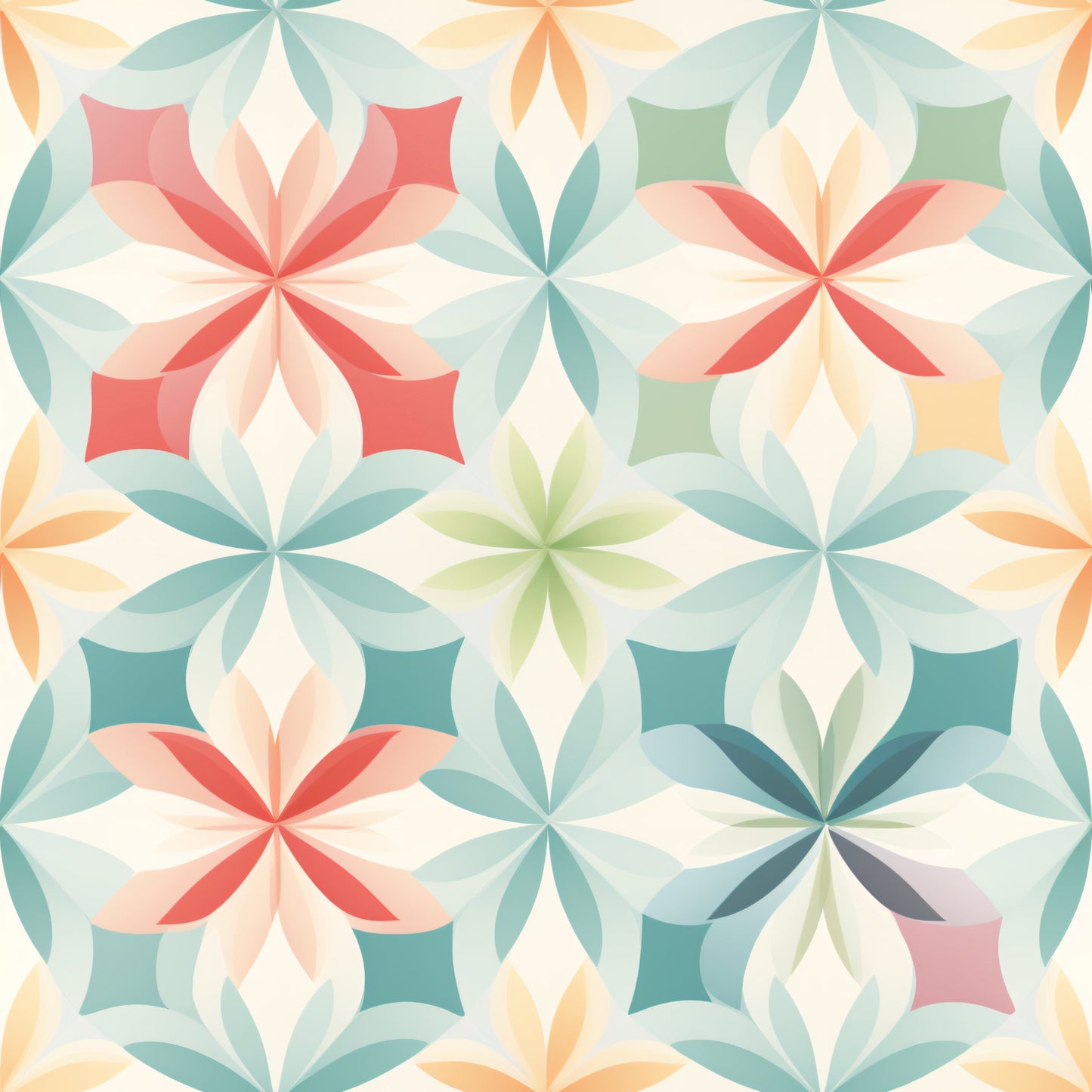 Mod Dreamscape Pattern 8 Quilting Cotton Fabric