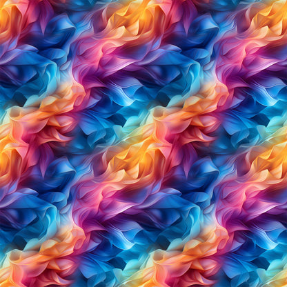 Modern 3D Rainbow Pattern 1 Quilting Cotton Fabric