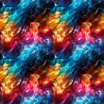 Modern 3D Rainbow Pattern 11 Quilting Cotton Fabric