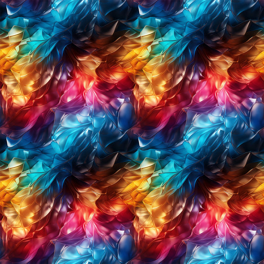 Modern 3D Rainbow Pattern 11 Quilting Cotton Fabric