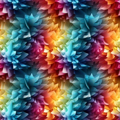 Modern 3D Rainbow Pattern 2 Quilting Cotton Fabric