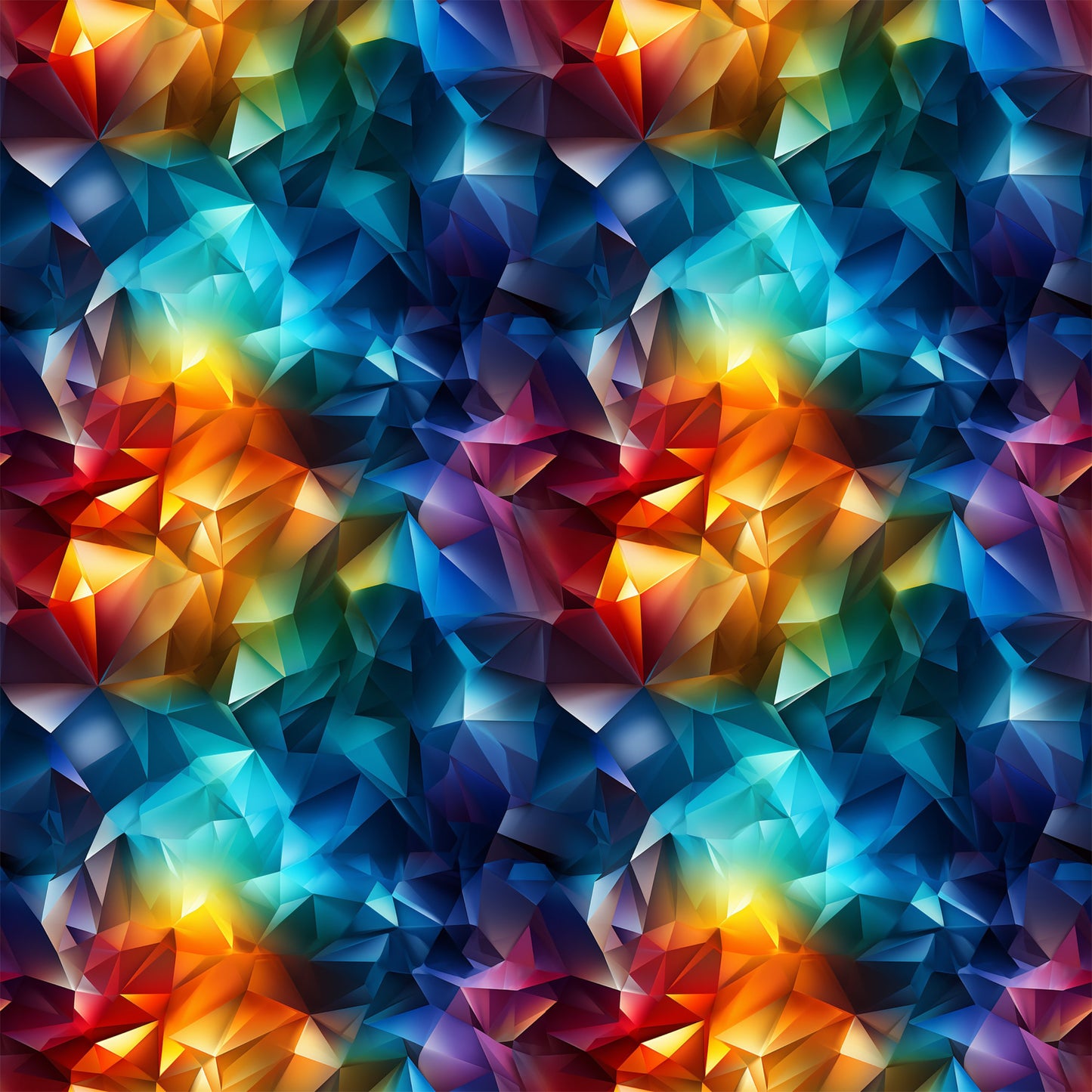 Modern 3D Rainbow Pattern 3 Quilting Cotton Fabric