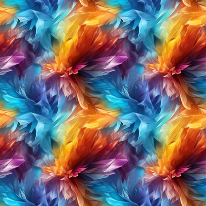 Modern 3D Rainbow Pattern 4 Quilting Cotton Fabric