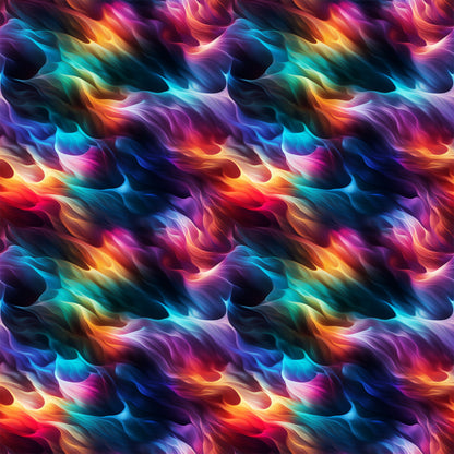 Modern 3D Rainbow Pattern 7 Quilting Cotton Fabric