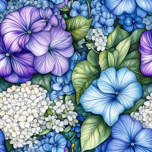 Morning Glory Pattern 5 Quilting Cotton Fabric