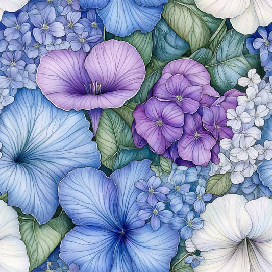 Morning Glory Pattern 6 Quilting Cotton Fabric
