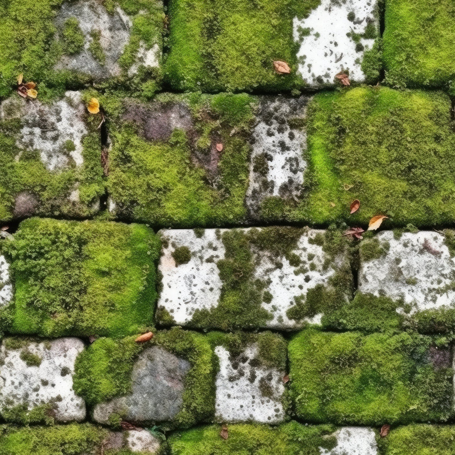 Moss Textures Pattern 1 Quilting Cotton Fabric