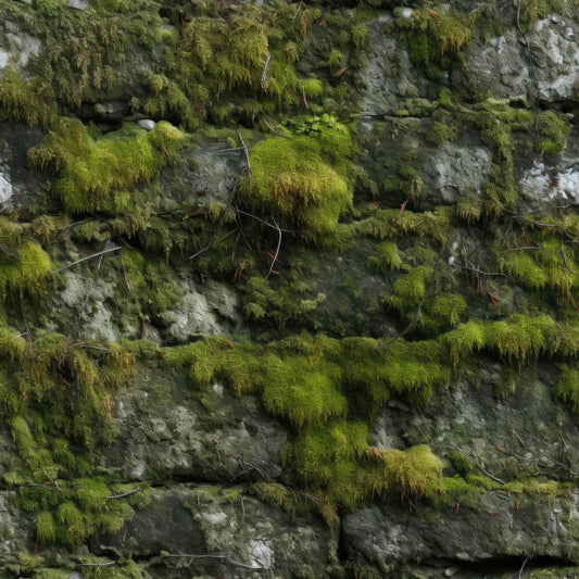 Moss Textures Pattern 2 Quilting Cotton Fabric