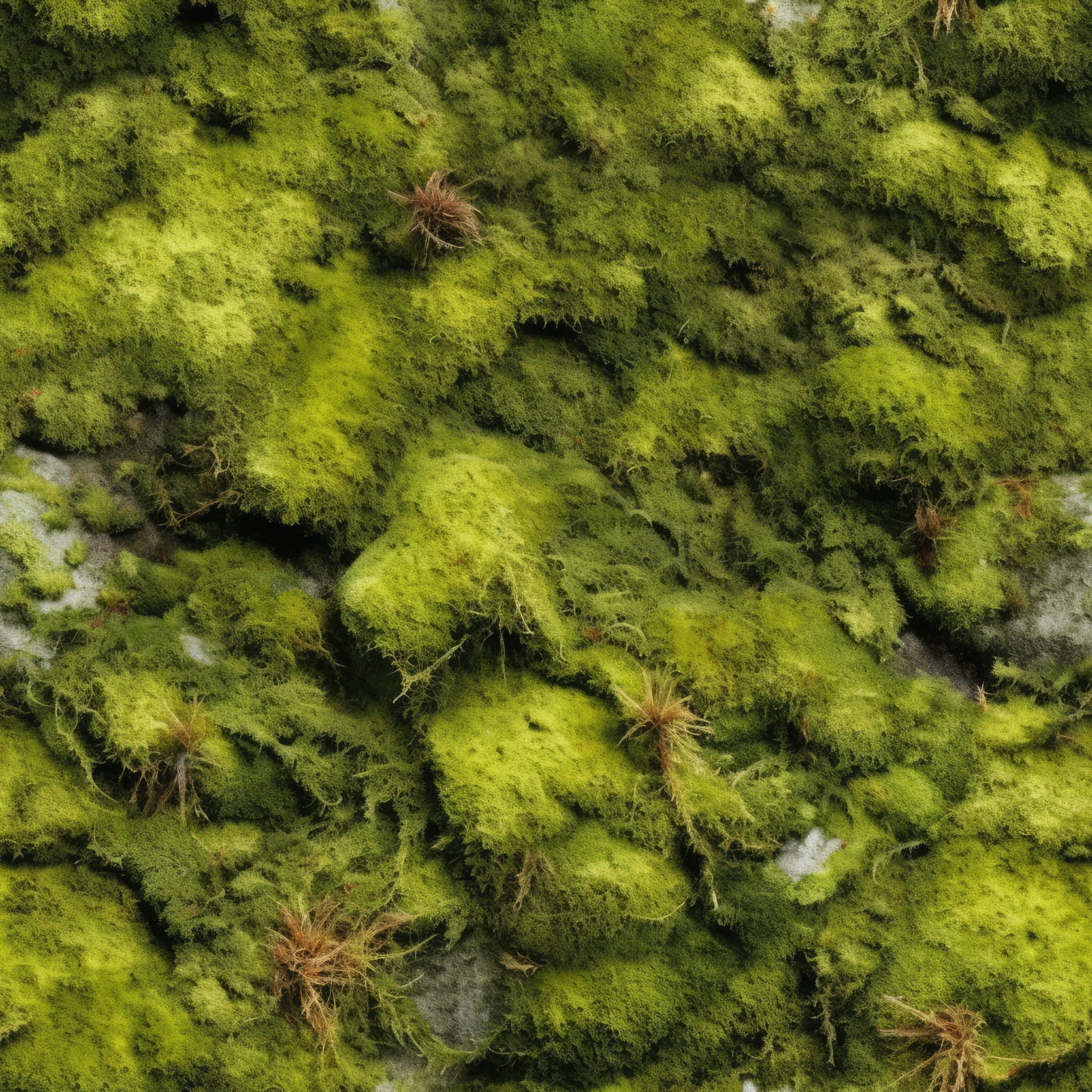 Moss Textures Pattern 3 Quilting Cotton Fabric
