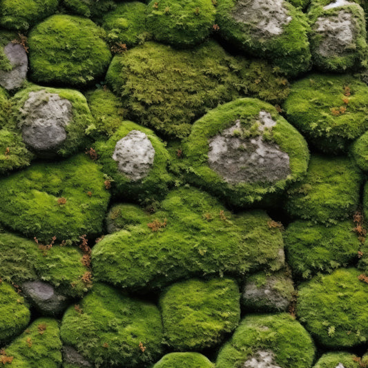 Moss Textures Pattern 7 Quilting Cotton Fabric