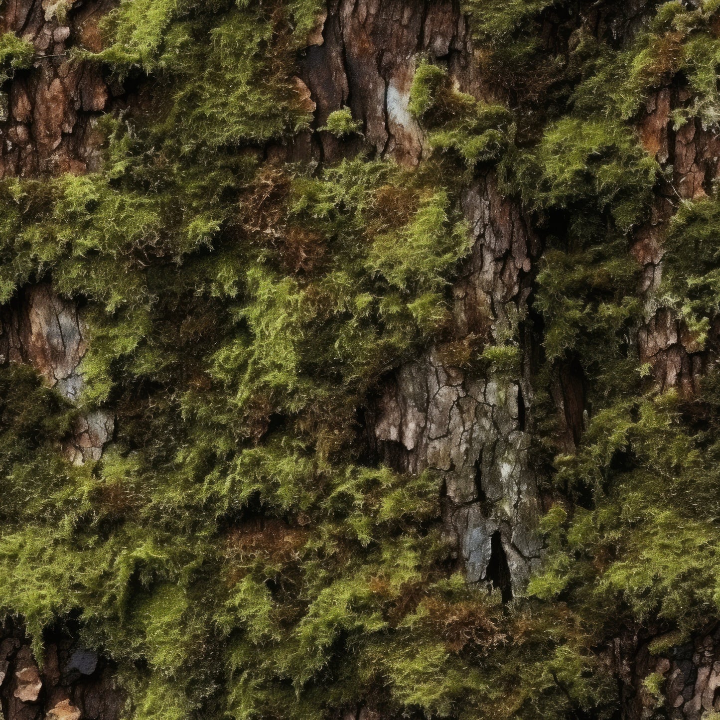 Moss Textures Pattern 8 Quilting Cotton Fabric