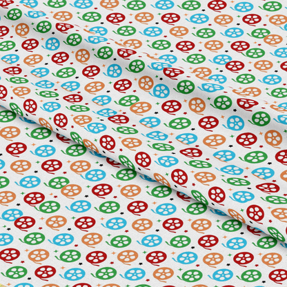 Movie Night Pattern 4 Quilting Cotton Fabric