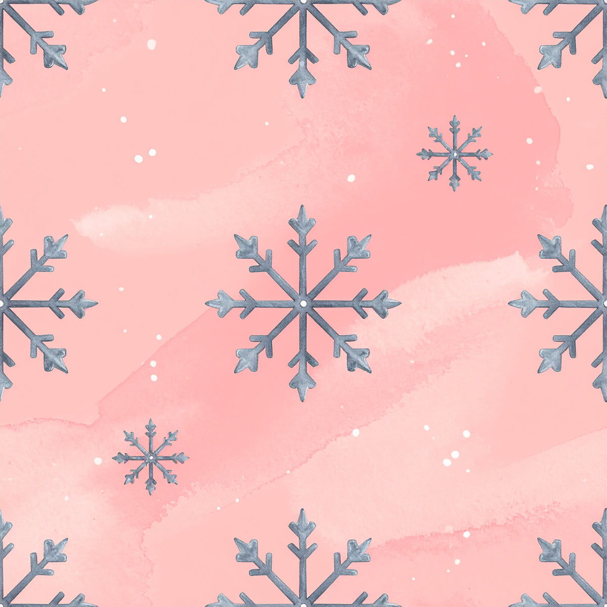 Muted Christmas Botanical Winter Pattern 20 Quilting Cotton Fabric