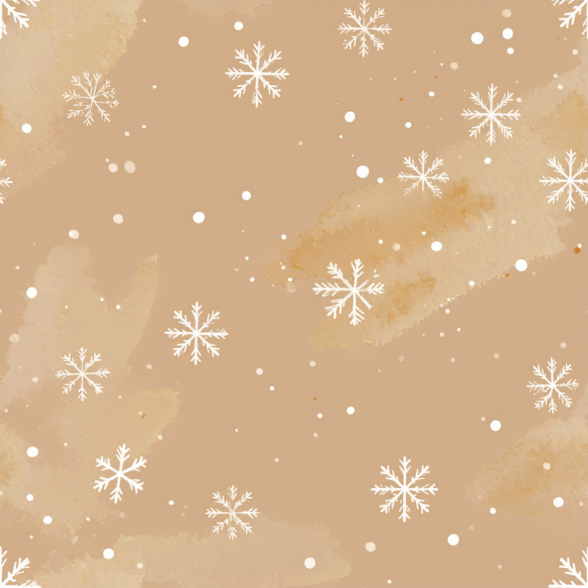 Muted Christmas Botanical Winter Pattern 3 Quilting Cotton Fabric