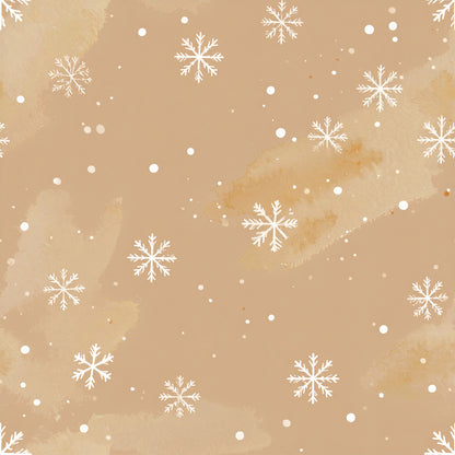 Muted Christmas Botanical Winter Pattern 3 Quilting Cotton Fabric