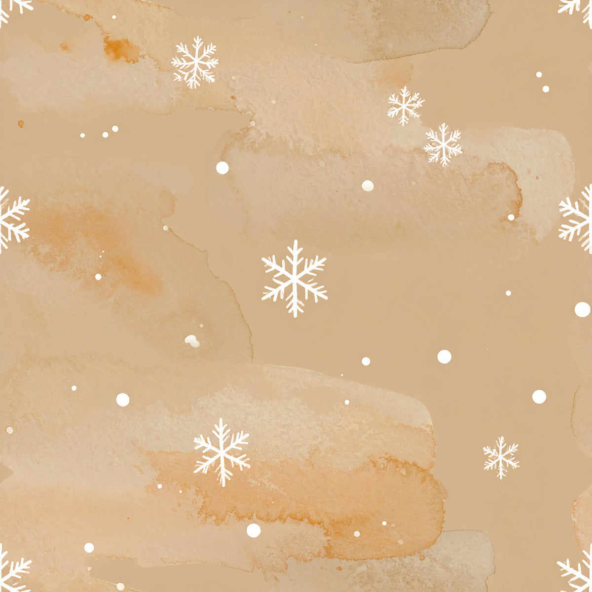 Muted Christmas Botanical Winter Pattern 4 Quilting Cotton Fabric