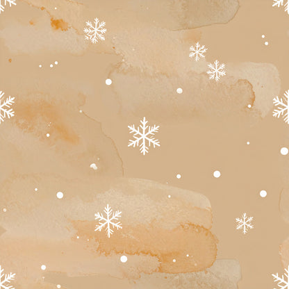 Muted Christmas Botanical Winter Pattern 4 Quilting Cotton Fabric