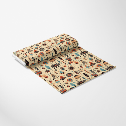 Native American Elements Pattern 1 Quilting Cotton Fabric