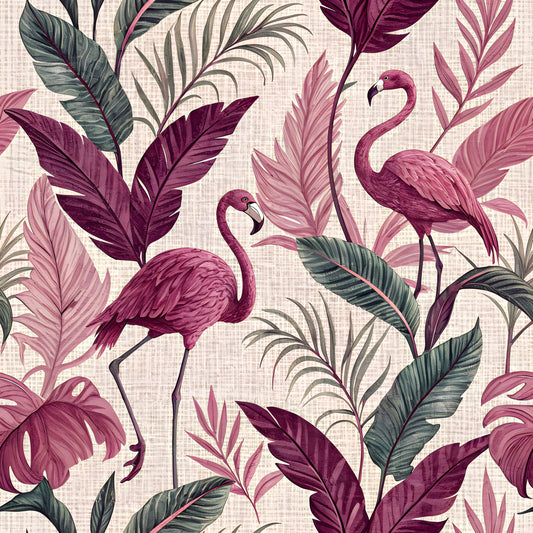 Nature Linen Pattern 4 Quilting Cotton Fabric
