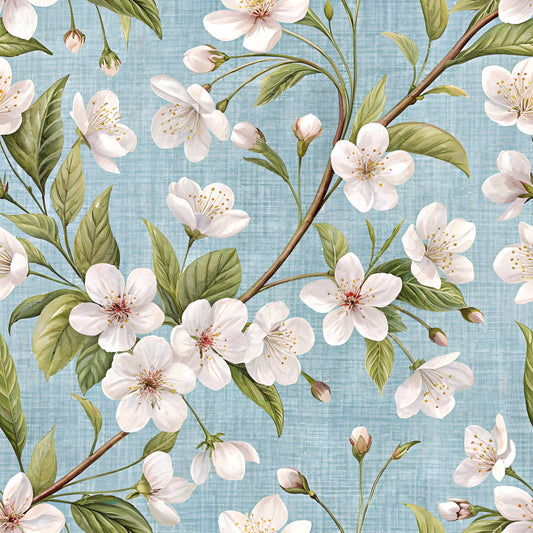 Nature Linen Pattern 5 Quilting Cotton Fabric
