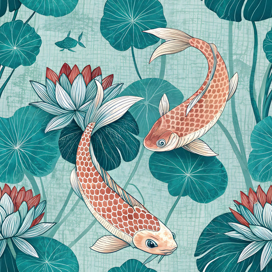 Nature Linen Pattern 6 Quilting Cotton Fabric