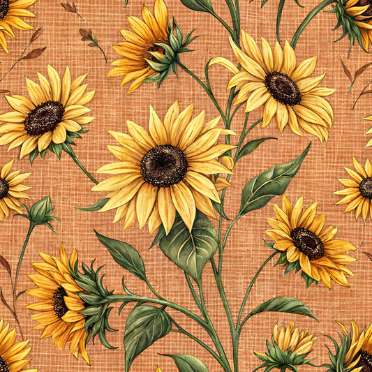 Nature Linen Pattern 8 Quilting Cotton Fabric