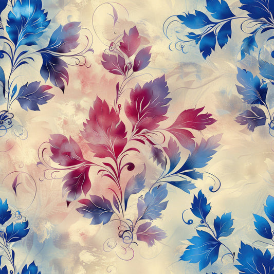 Nature's Grunge Pattern 1 Quilting Cotton Fabric