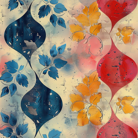 Nature's Grunge Pattern 11 Quilting Cotton Fabric