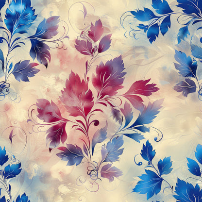 Nature's Grunge Pattern 1 Quilting Cotton Fabric