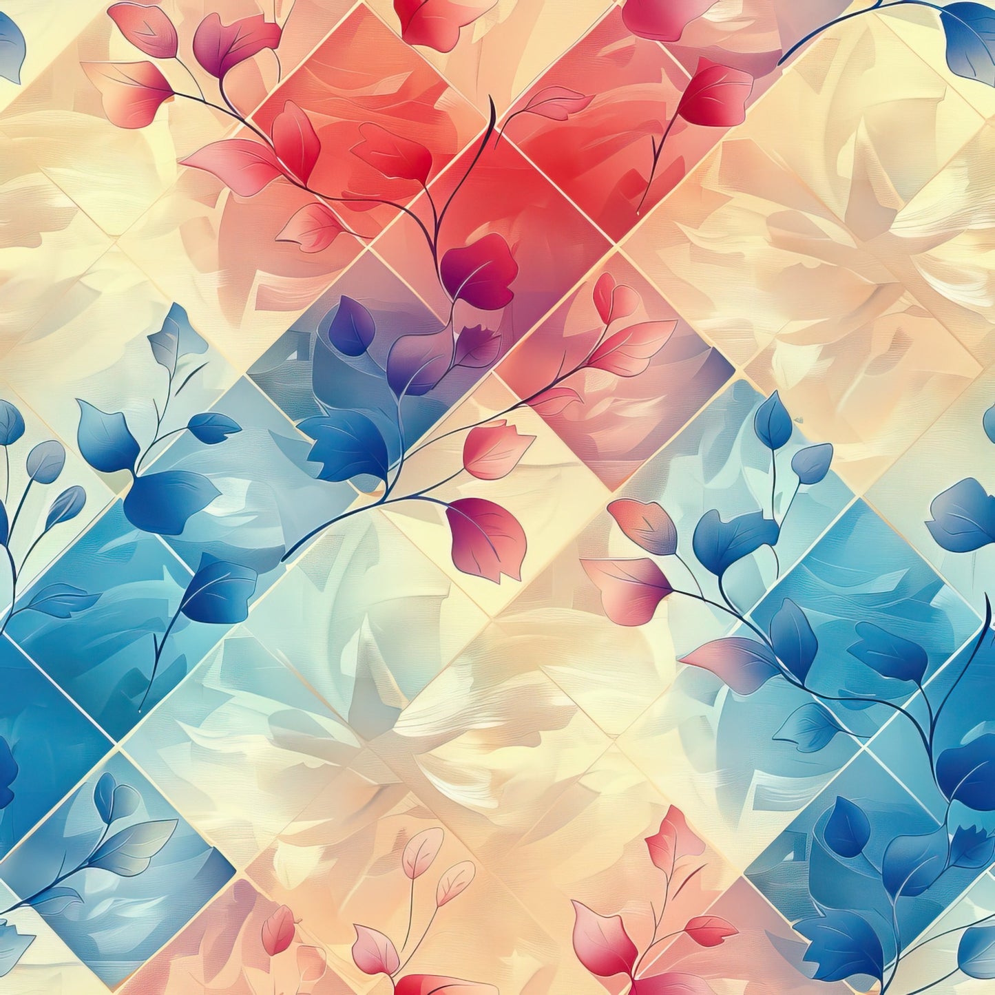 Nature's Grunge Pattern 2 Quilting Cotton Fabric