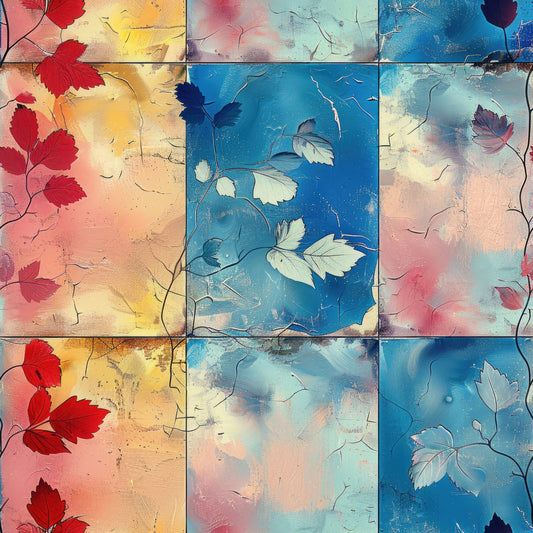 Nature's Grunge Pattern 5 Quilting Cotton Fabric
