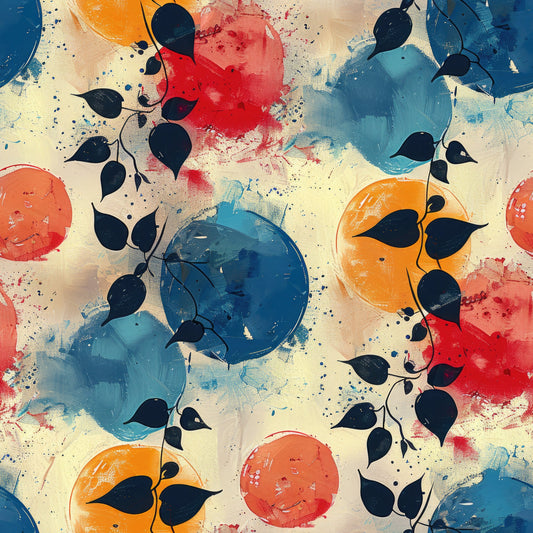 Nature's Grunge Pattern 8 Quilting Cotton Fabric