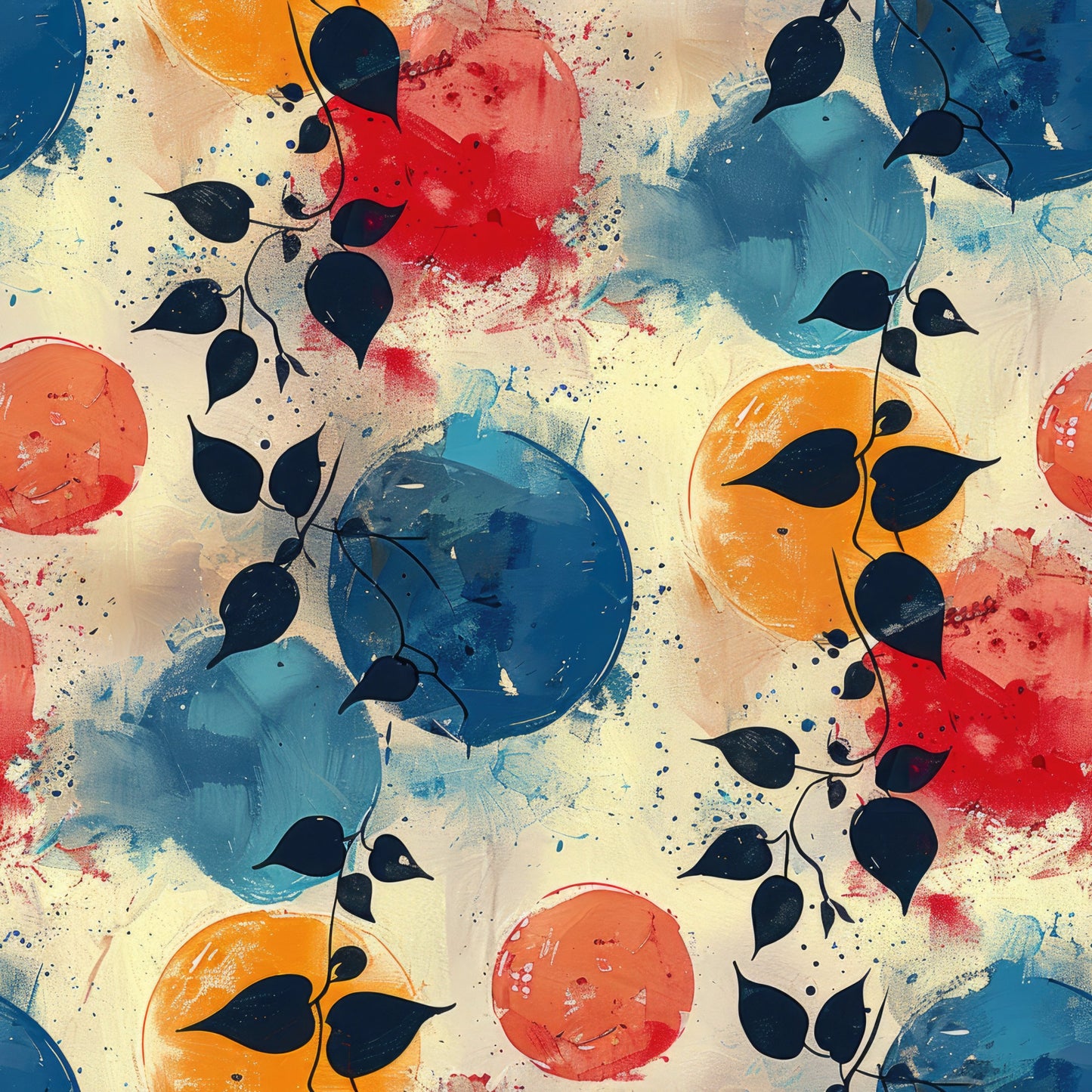 Nature's Grunge Pattern 8 Quilting Cotton Fabric