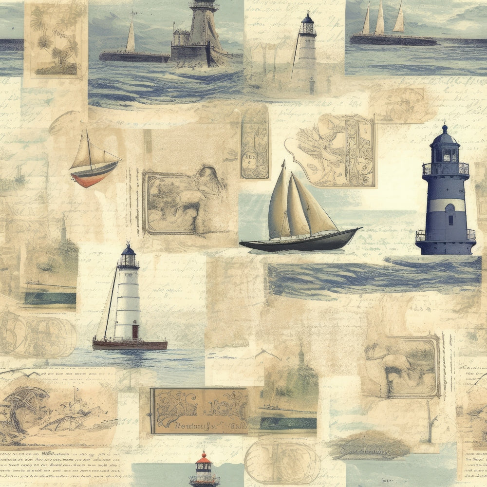 Nautical Adventures Pattern 3 Quilting Cotton Fabric