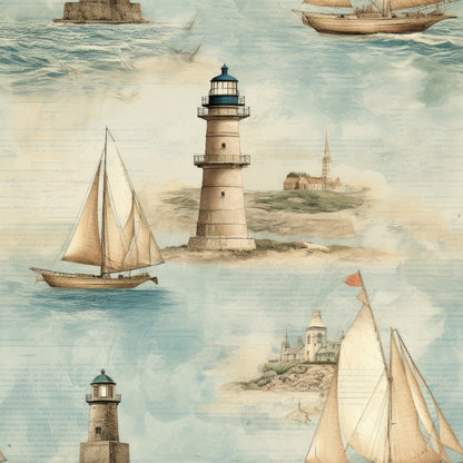 Nautical Adventures Pattern 5 Quilting Cotton Fabric