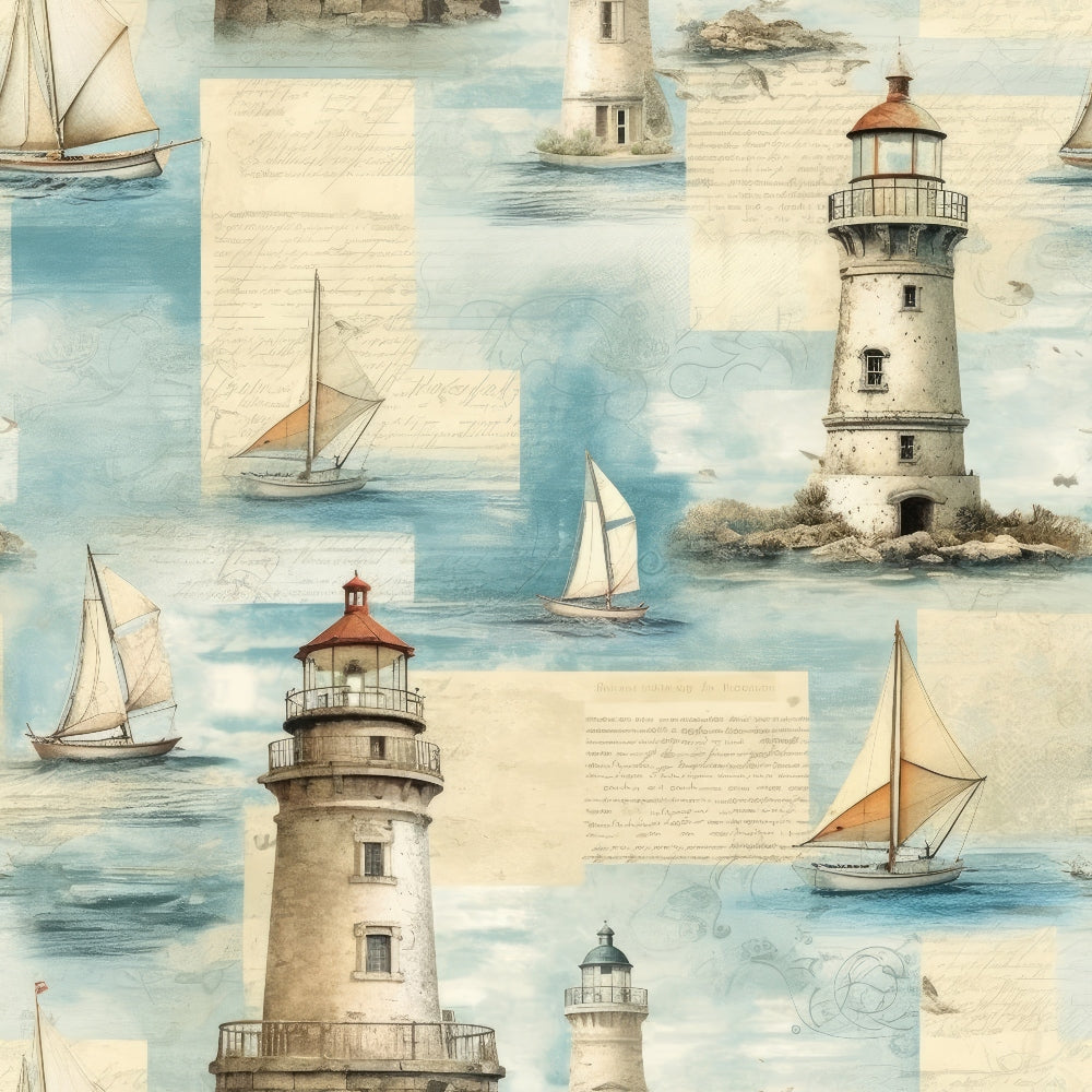 Nautical Adventures Pattern 8 Quilting Cotton Fabric