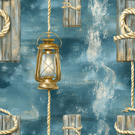 Nautical Exploration Pattern 19 Quilting Cotton Fabric