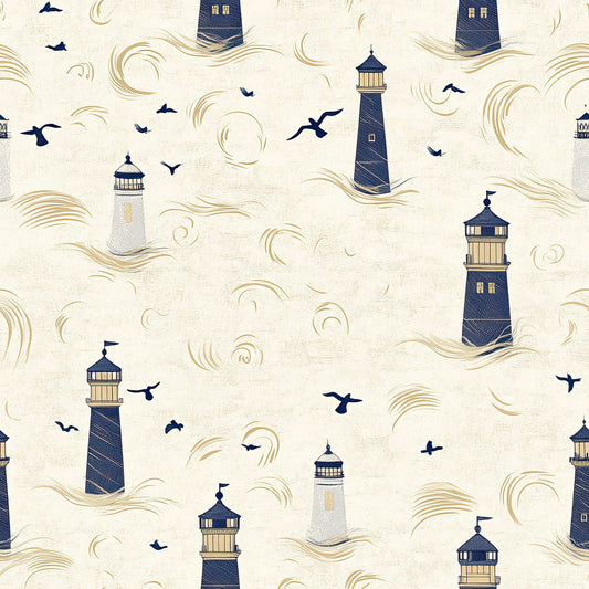 Nautical Exploration Pattern 26 Quilting Cotton Fabric