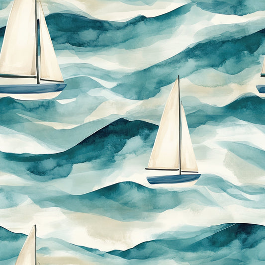 Nautical Exploration Pattern 28 Quilting Cotton Fabric